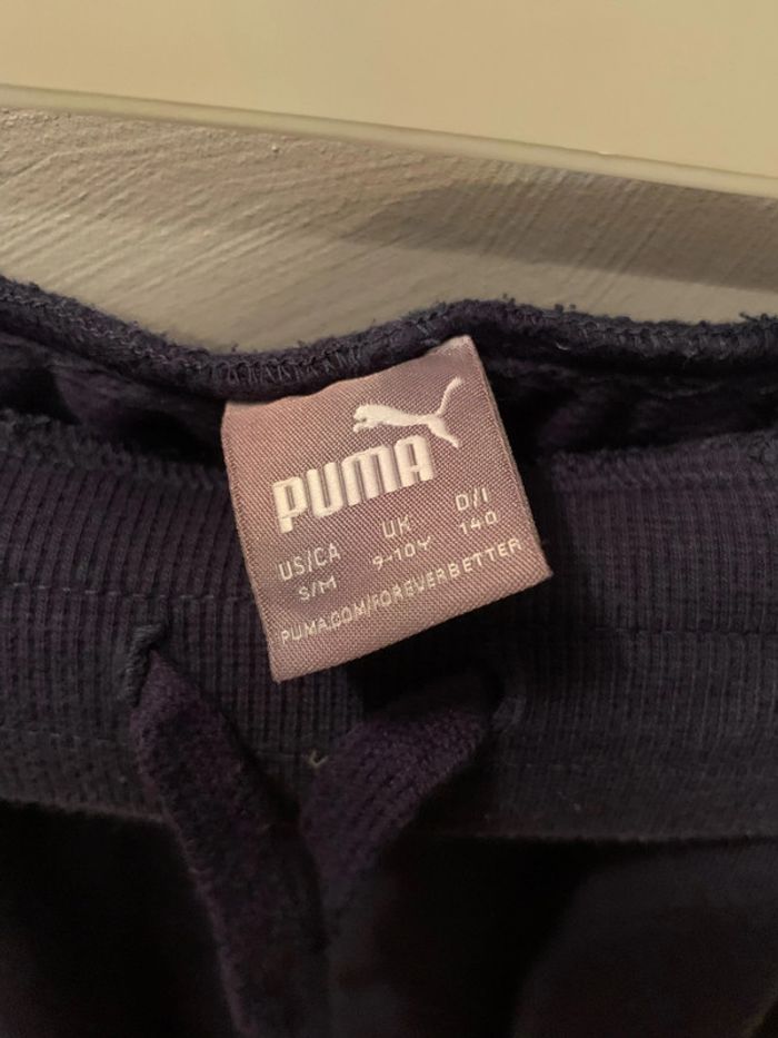 Bas de Jogging Puma bleu marine, garçon 9-10 ans - photo numéro 3
