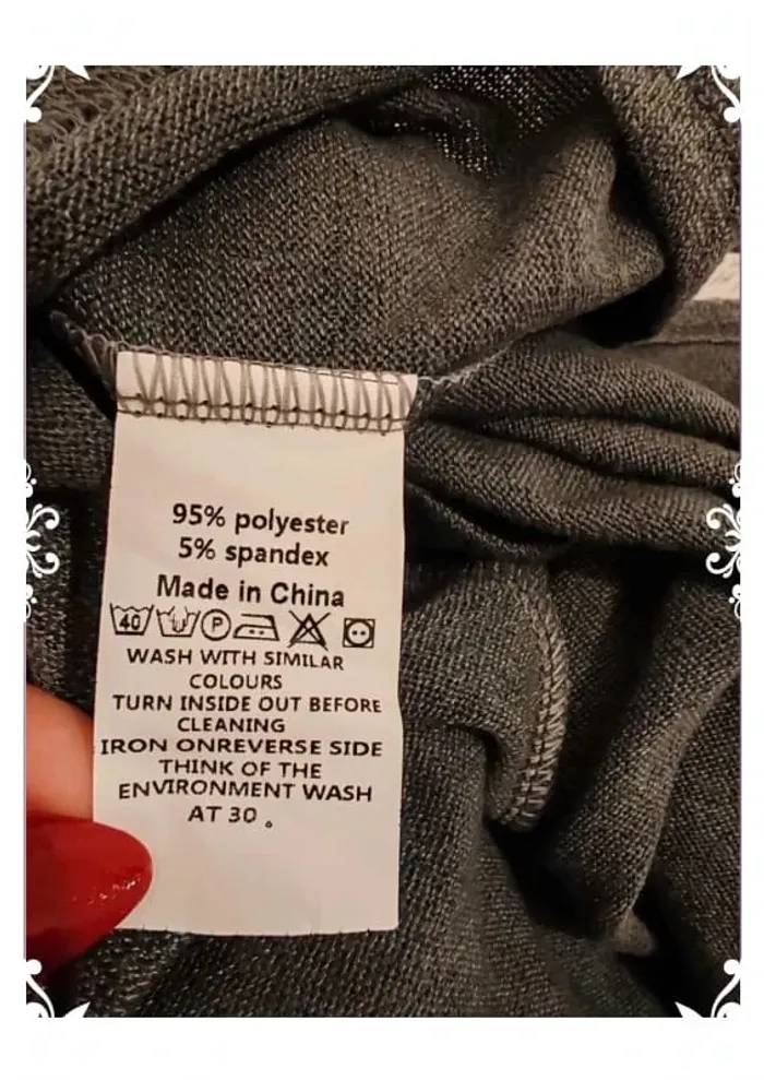 Pull zanzea gris - photo numéro 5