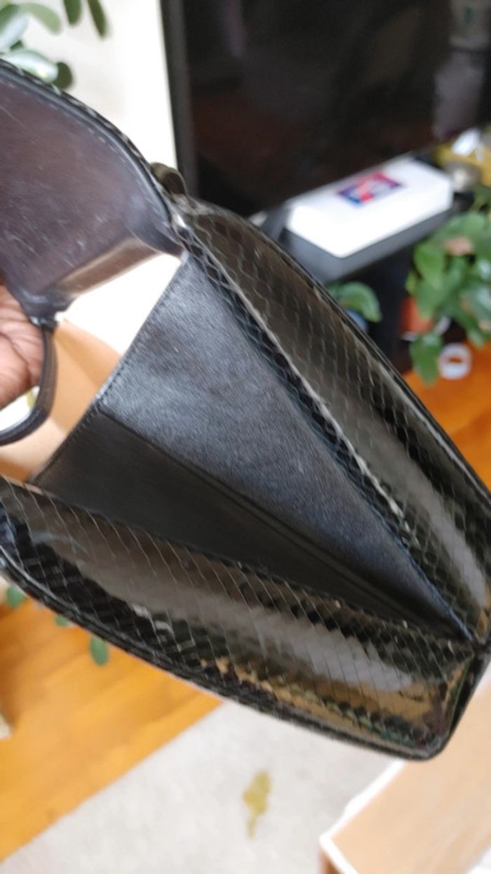 Sac en cuir de serpent vintage - photo numéro 9