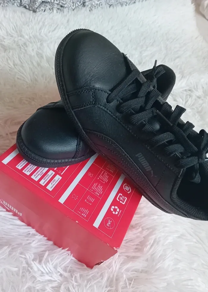 Basket Puma smash FUN L Jr unisexe neuves 🖤🩶