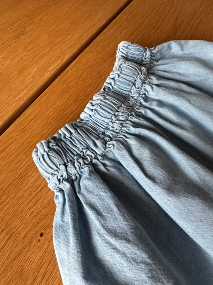 Jupe en jeans légers volants - Taille 2/3 Ans - photo numéro 7