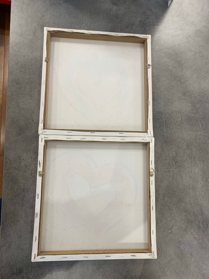 2 cadre avec un cœur - photo numéro 2