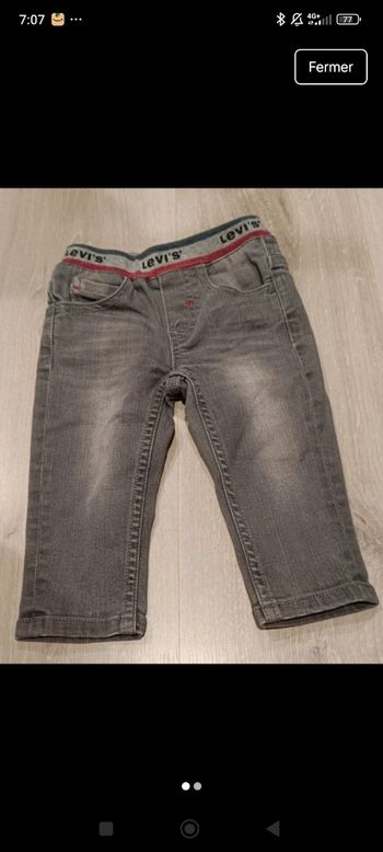 Pantalon levis 6 mois