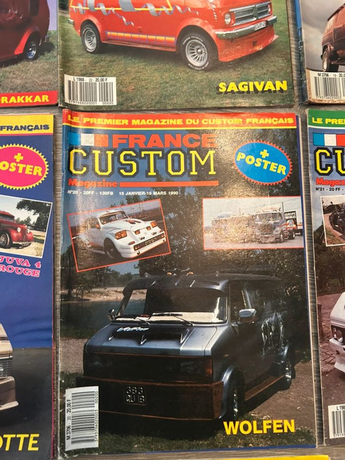 Lot 11 magazines France Custom Vintage - photo numéro 7