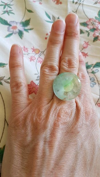 Bague en verre
