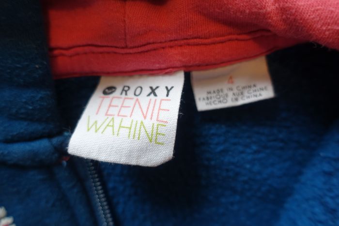 Sweat à capuche zippé Roxy fille 4 ans - photo numéro 3