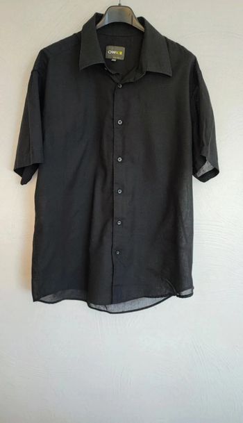 Chemise noir homme taille 42