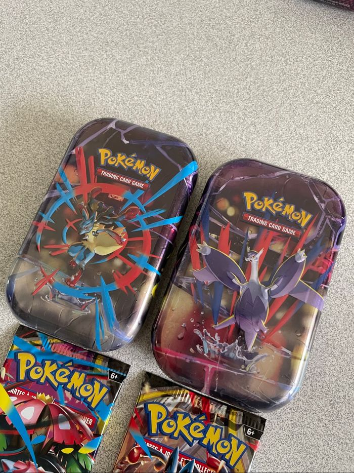 Lot Mini Tin + Booster Pokemon Méga Évolution (ME01/EV11) - photo numéro 3