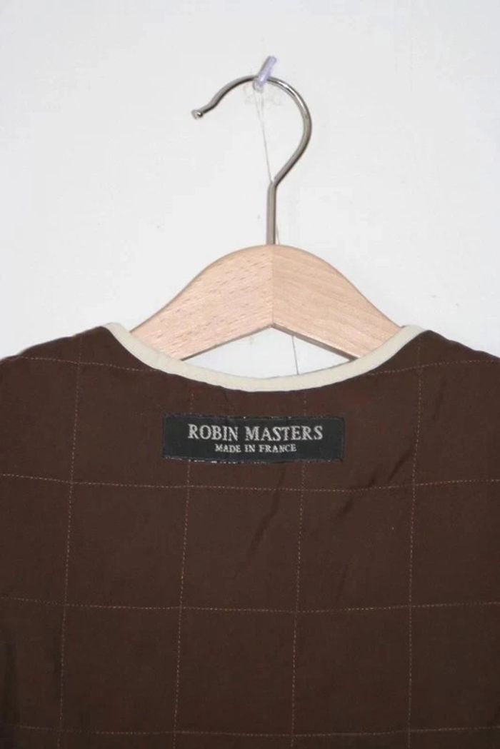 Gilet pour l'équitation chocolat Robin Masters - photo numéro 4