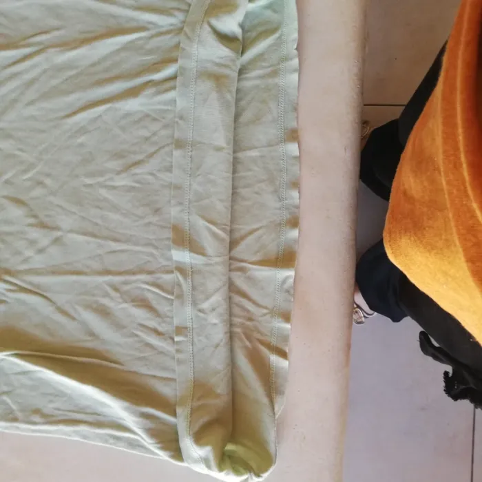 Tee-shirt mini manches col V Petit bateau 18 ans vert clair - photo numéro 5