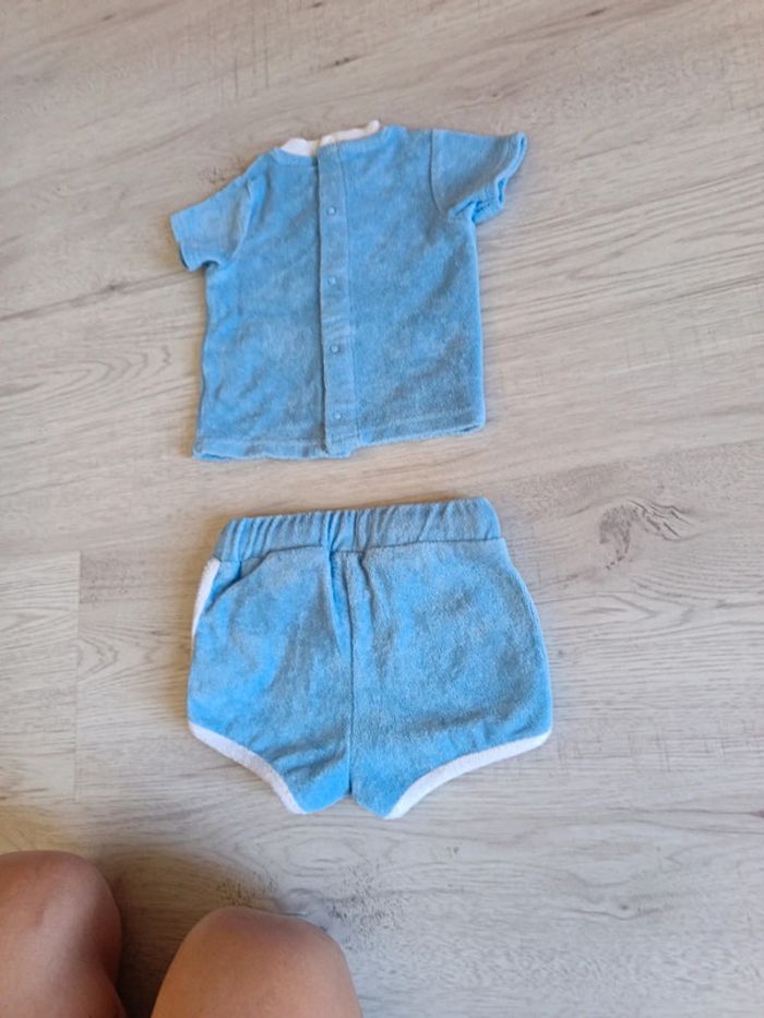 Ensemble 3 mois 62 cm Gémo short tee shirt neuf - photo numéro 12