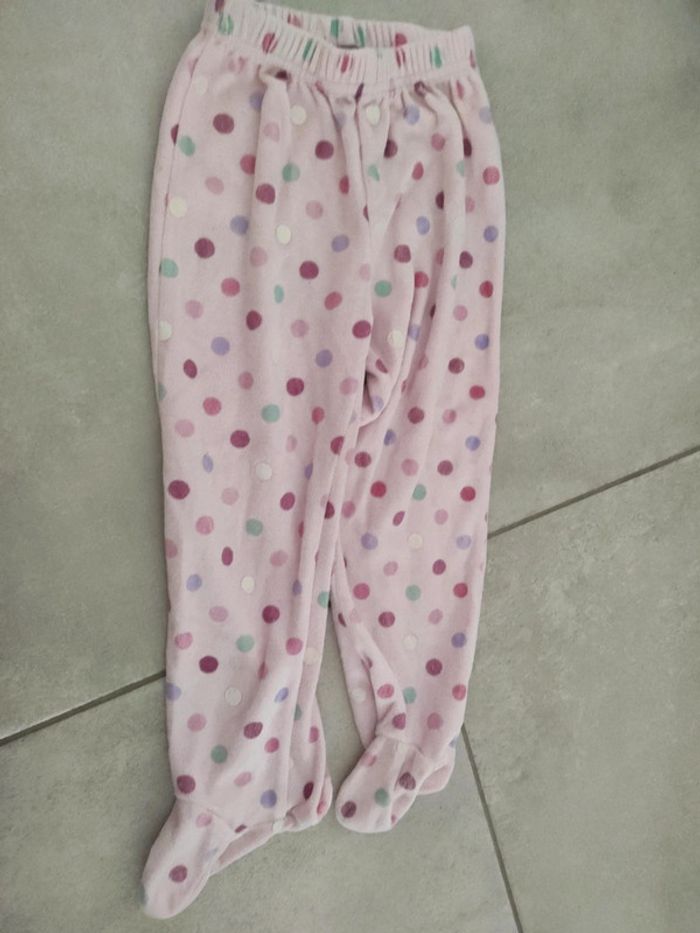 Lot de 3 leggings et 1 pyjama en velours 3 ans - photo numéro 4