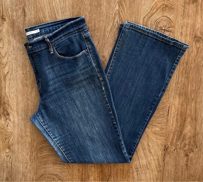 Jean/pantalon bleu Levi's 515 Bootcut/flare/évasé, femme, taille : W 31 (40 taille française) - photo numéro 5