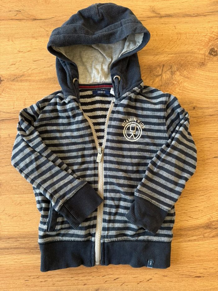 Veste à capuche gilet 3 ans