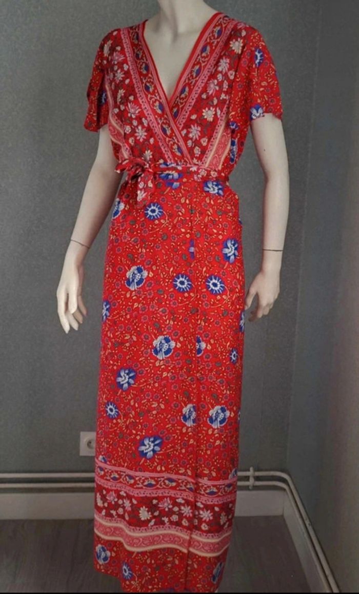 Robe longue porte feuille - photo numéro 2
