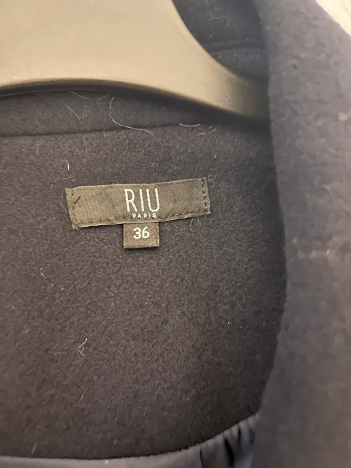 Manteau bleu marine Riu. - photo numéro 2
