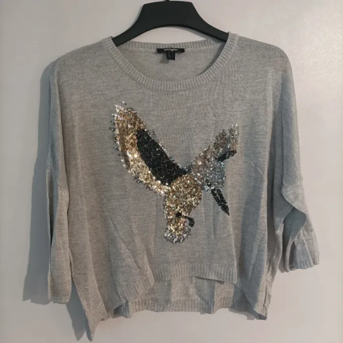 Pull crop ample Jennyfer taille 40