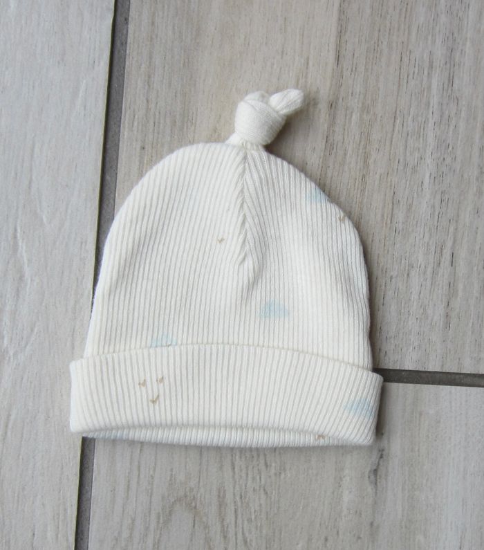 Idéal jumeaux : Lot de 2 bonnets de naissance pour prématuré ou bébé plume - photo numéro 4