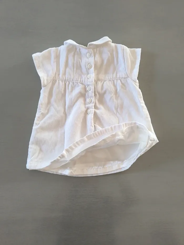 Lot 1 mois 8 pièces (robes, short, gilet, Tee shirt, collant) - photo numéro 7
