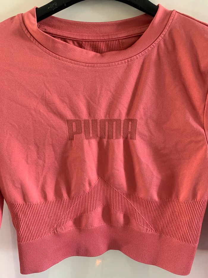 Haut de sport puma top court manches longes - photo numéro 3