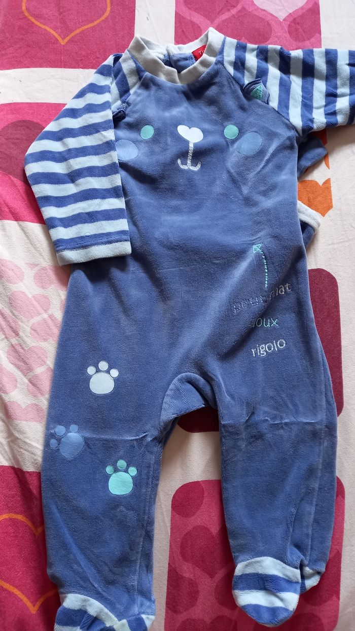 Lot de 2 pyjama 6mois - photo numéro 3