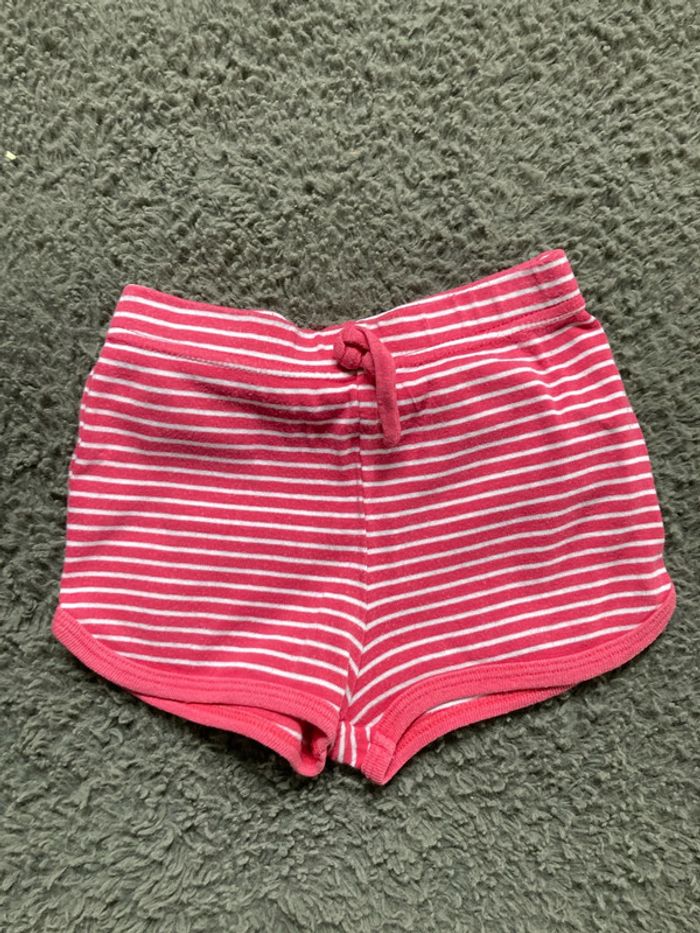 Lot de 2 shorts rose 12 mois - photo numéro 4