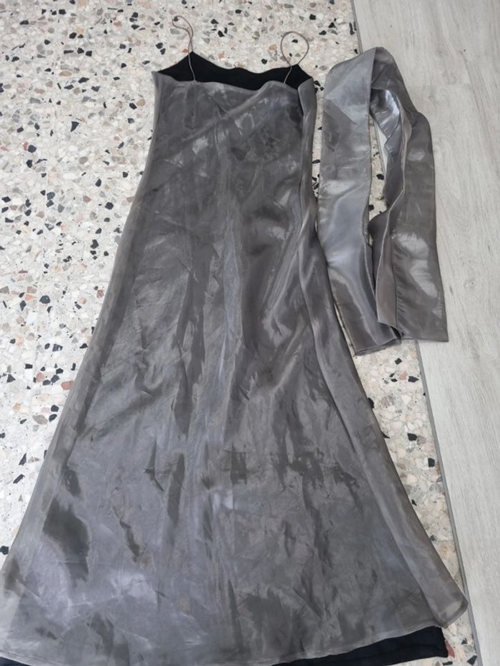 Robe longue grise - photo numéro 5