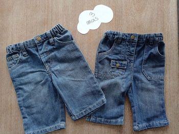 Lot de 2 jeans 3 mois