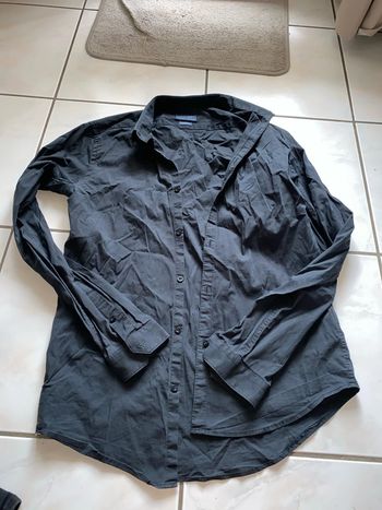 Chemise Zara, homme noir taille M