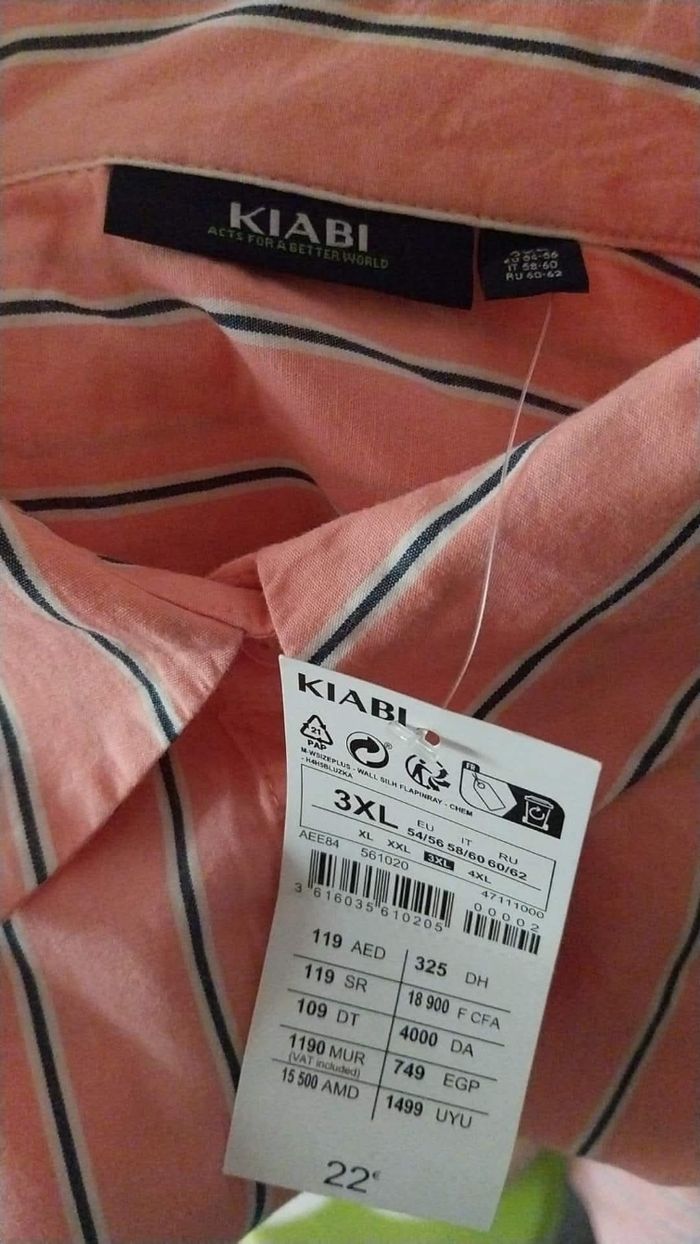 Chemise T.3XL Kiabi - photo numéro 4