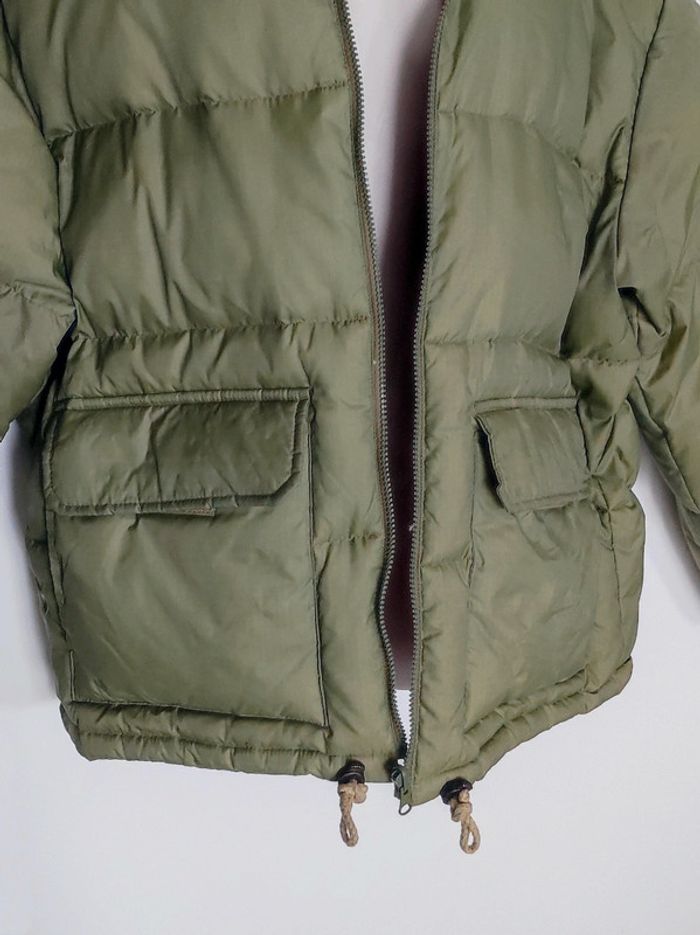 Doudoune kaki rembourrage plume vintage / Goanna American Flavor - 40/L à 42/XL - photo numéro 9