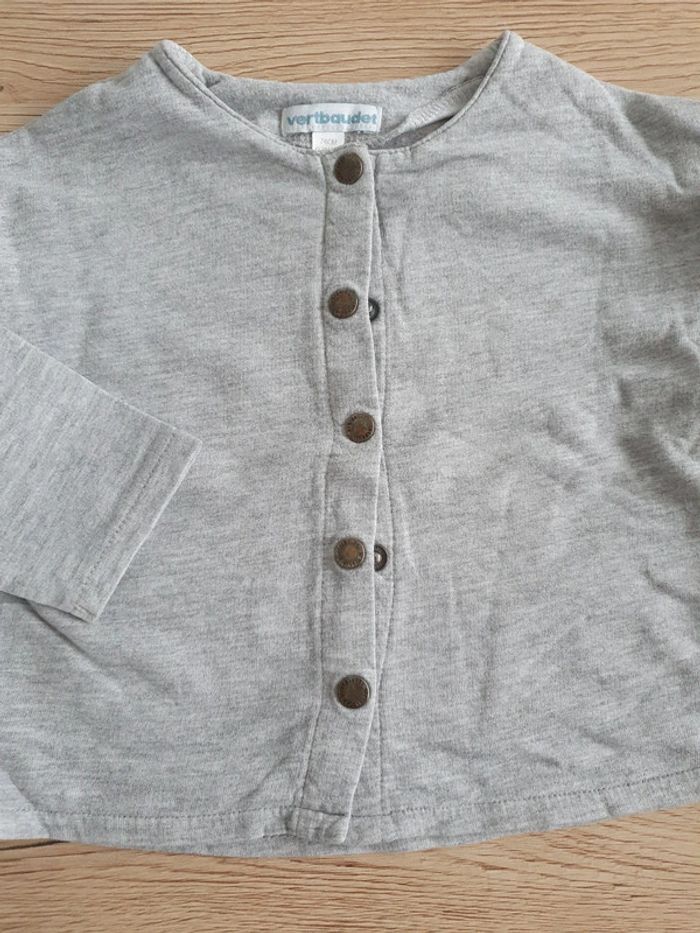 Lot gilets sergent major/obaibi/vertbaudet 12mois - photo numéro 7