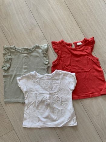 Lot 3 tee-shirts 12 mois