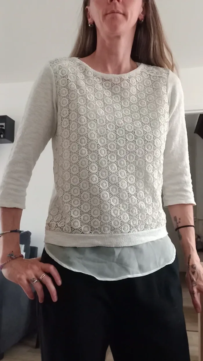 Pull fantaisie Camaïeu S/M - photo numéro 14