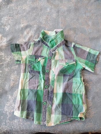 Chemise garçon manche courte