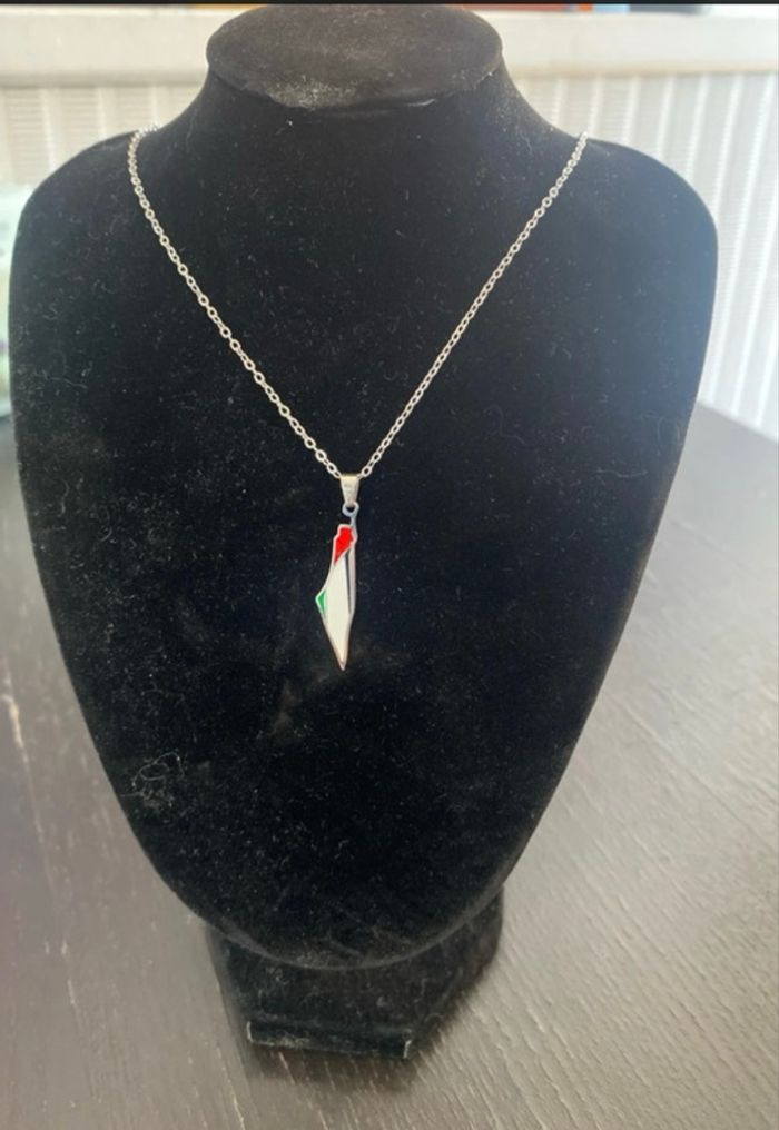 Collier palestine en acier inoxydable 🥰 - photo numéro 4