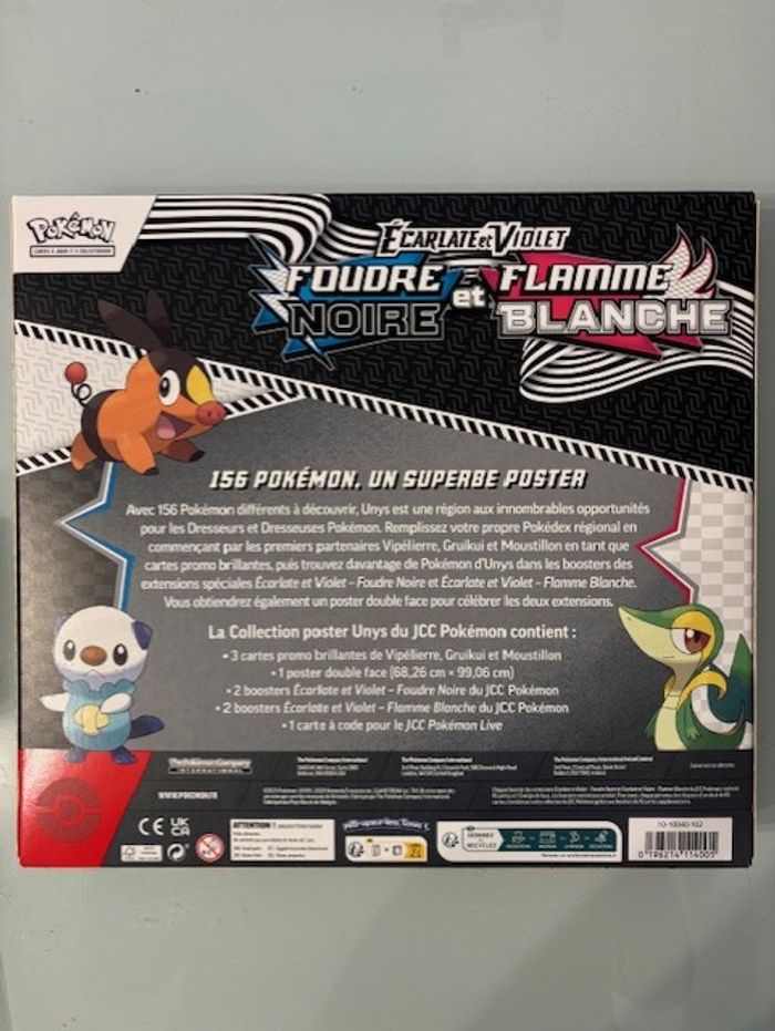 Pokémon - Écarlate et violet - Coffret poster EV10.5 (4 Boosters) - photo numéro 2