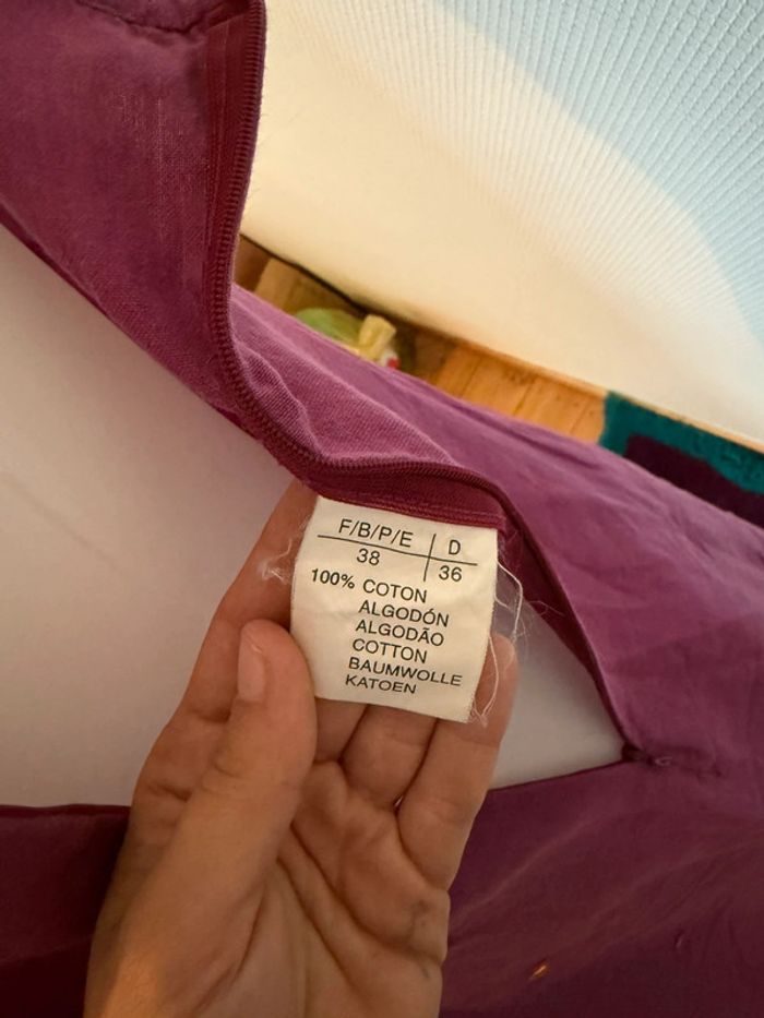 Robe vintage violette en bon état taille 38 - photo numéro 7