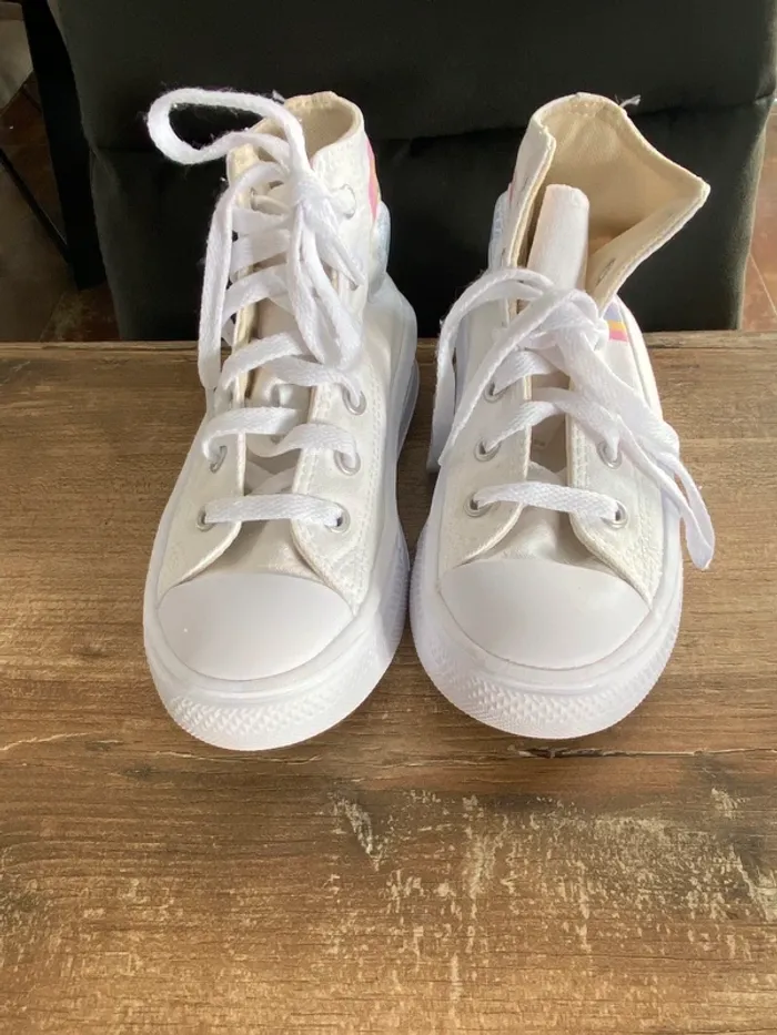 Converse arc en ciel fille - photo numéro 2
