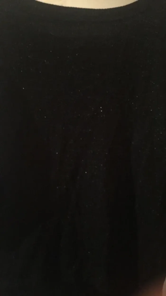 Pull en maille noir - photo numéro 2