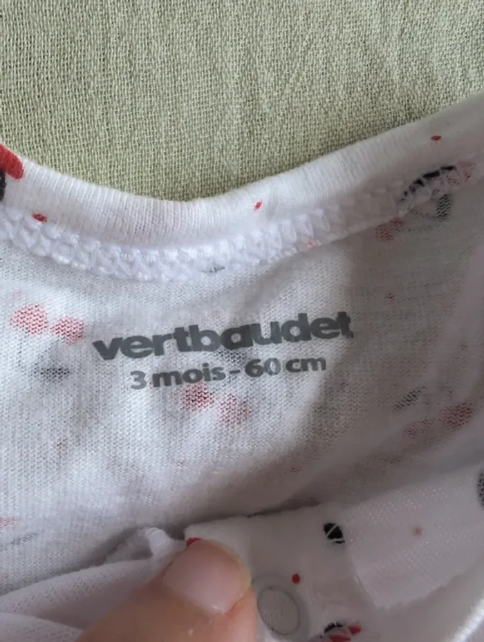 Combishort Vertbaudet 3 mois - photo numéro 3