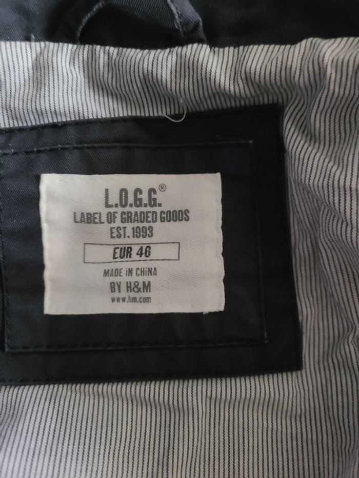 Veste H&M taille 46 bleu occasion - photo numéro 8