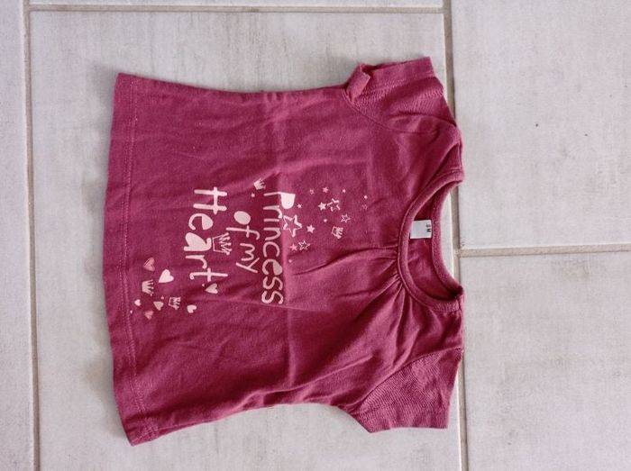 Tee shirt bordeaux