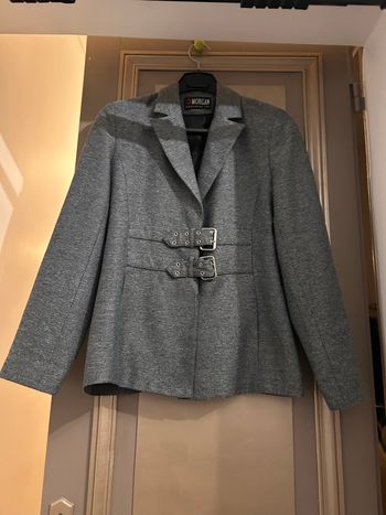 Veste bleue chiné de Morgan de toi taille 38 excellent état