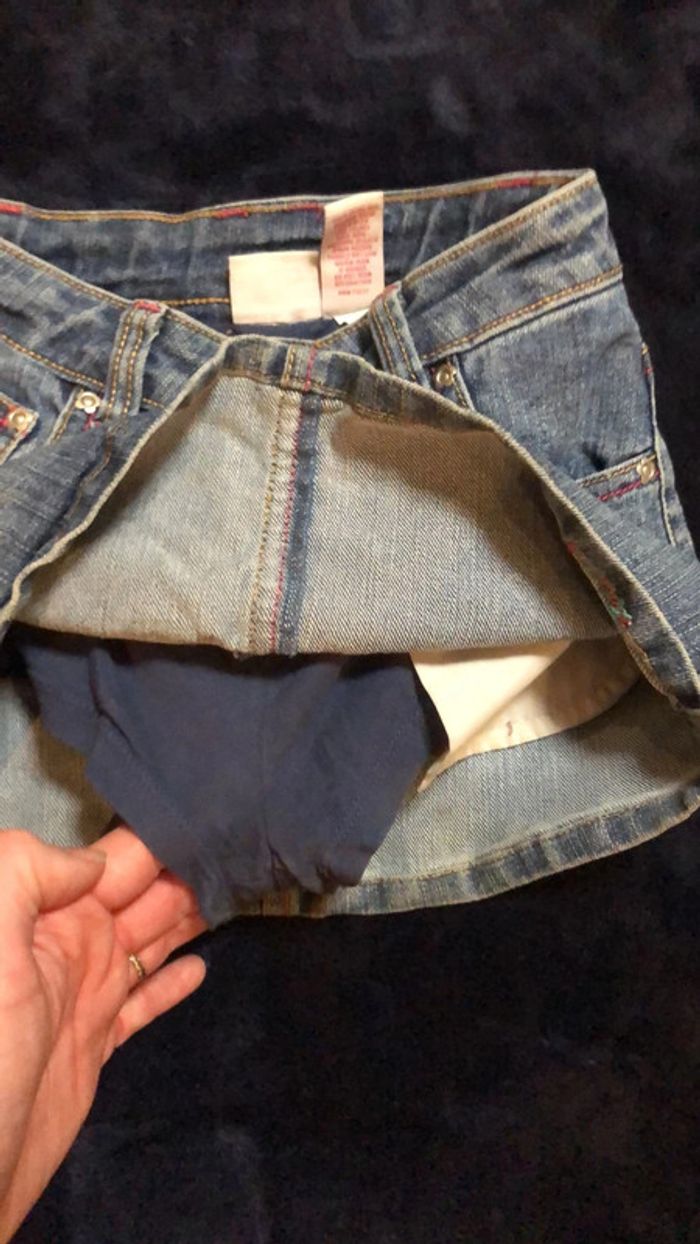 Mini jupe en jean 4 ans - photo numéro 7
