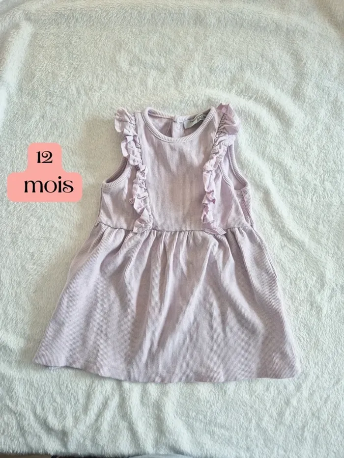 Robe lila 12 mois