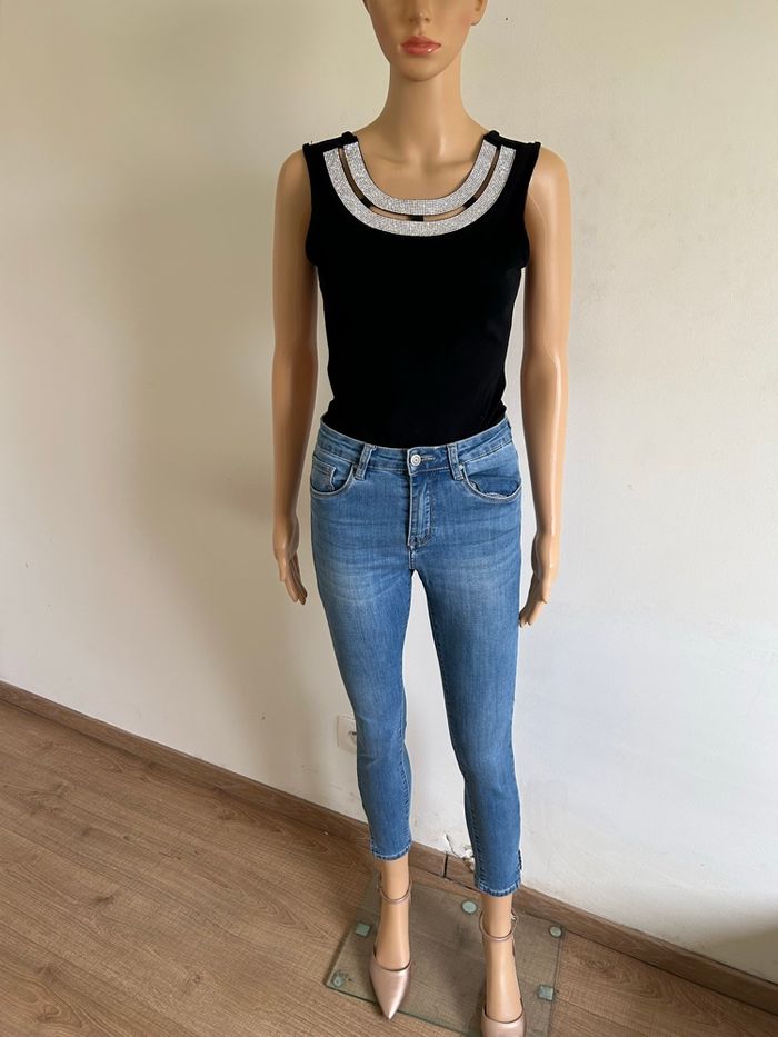 Body noir et argenté Only Fashion taille S/M jamais porté - photo numéro 3