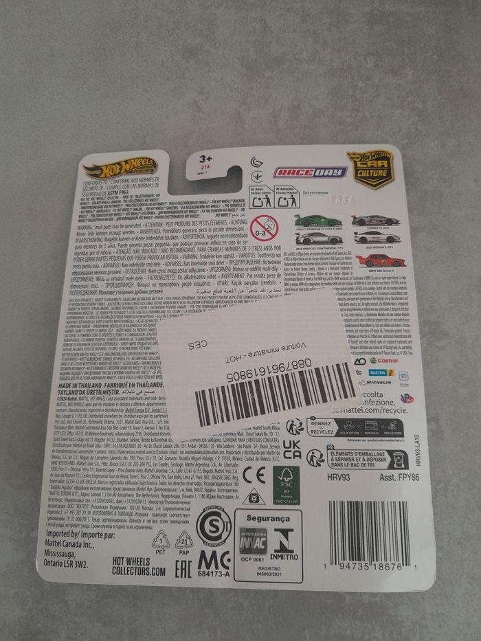 Lot de 2 voitures de course Hot Wheels Premium Race Day - photo numéro 6