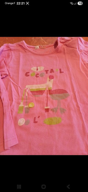 T.shirt fille taille 4 ans