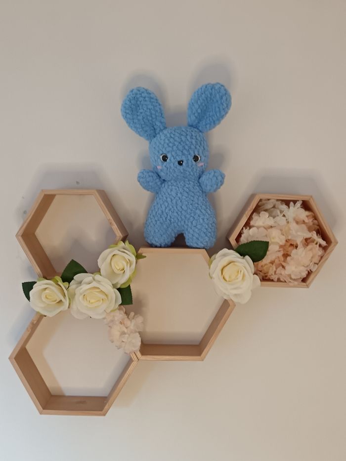 Lapin au crochet de 33cm